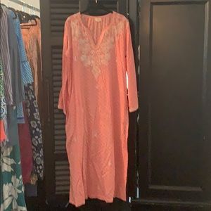 Embroidered kaftan